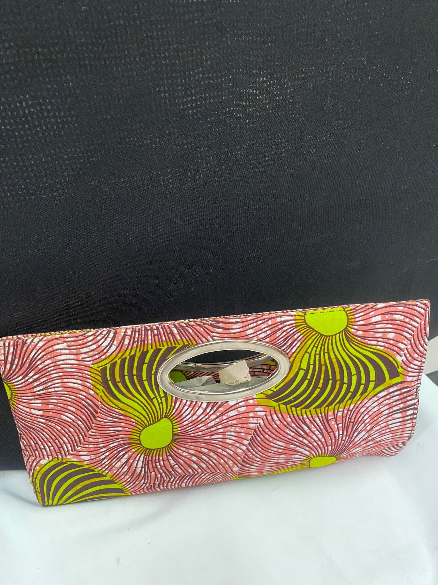 Cotton Pink Green Handbag