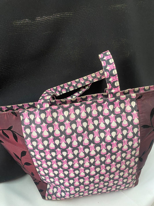 Purple Tote Bag 18in X 12in