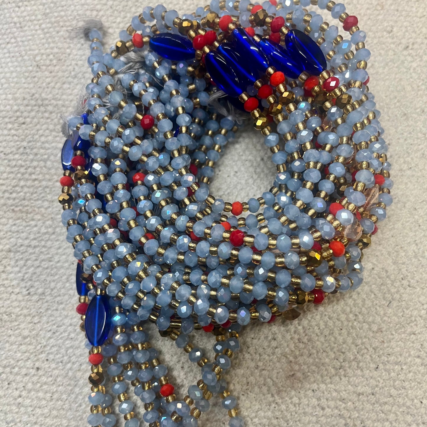 Ice Blue & Red