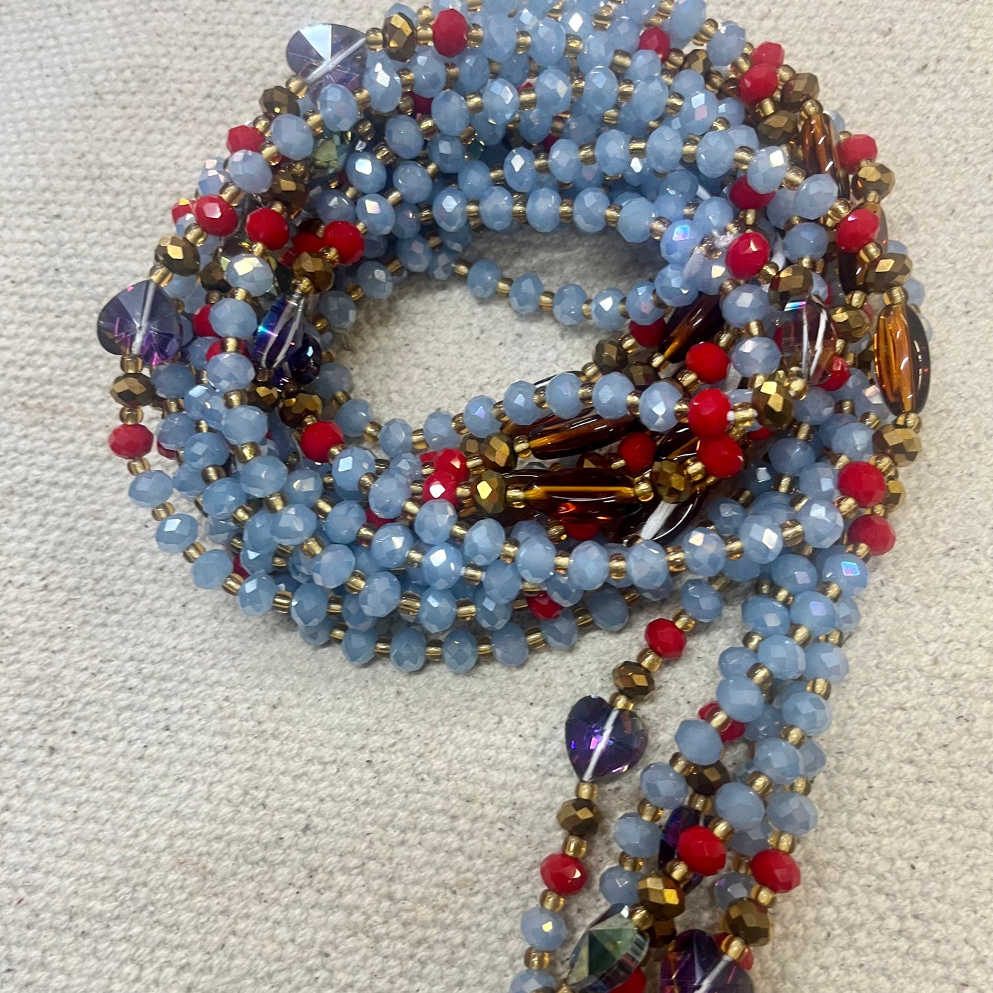 Ice Blue & Red