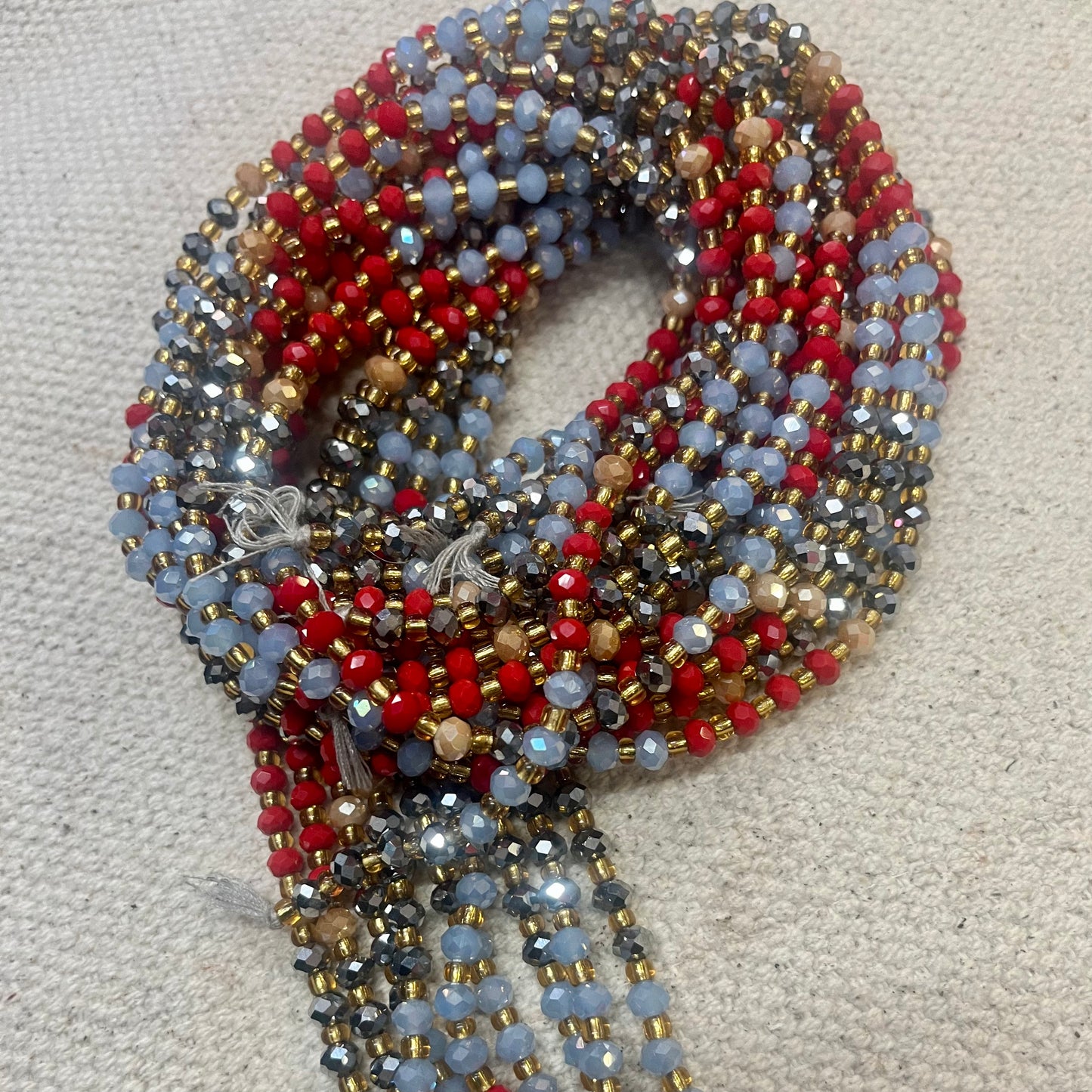 Ice Blue & Red