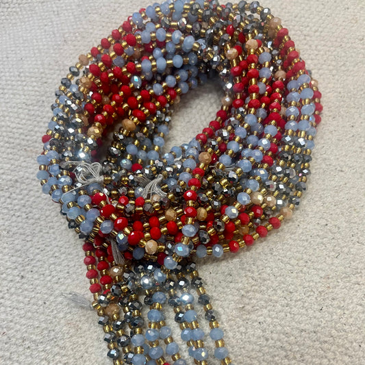 Ice Blue & Red