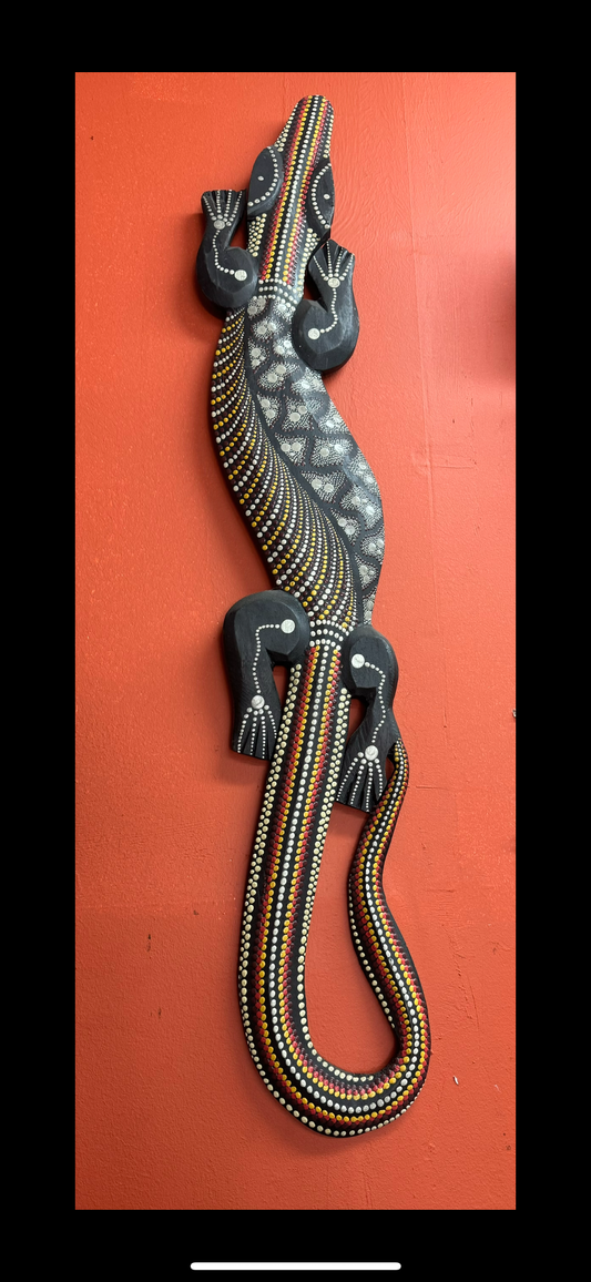 African Lizard Mask